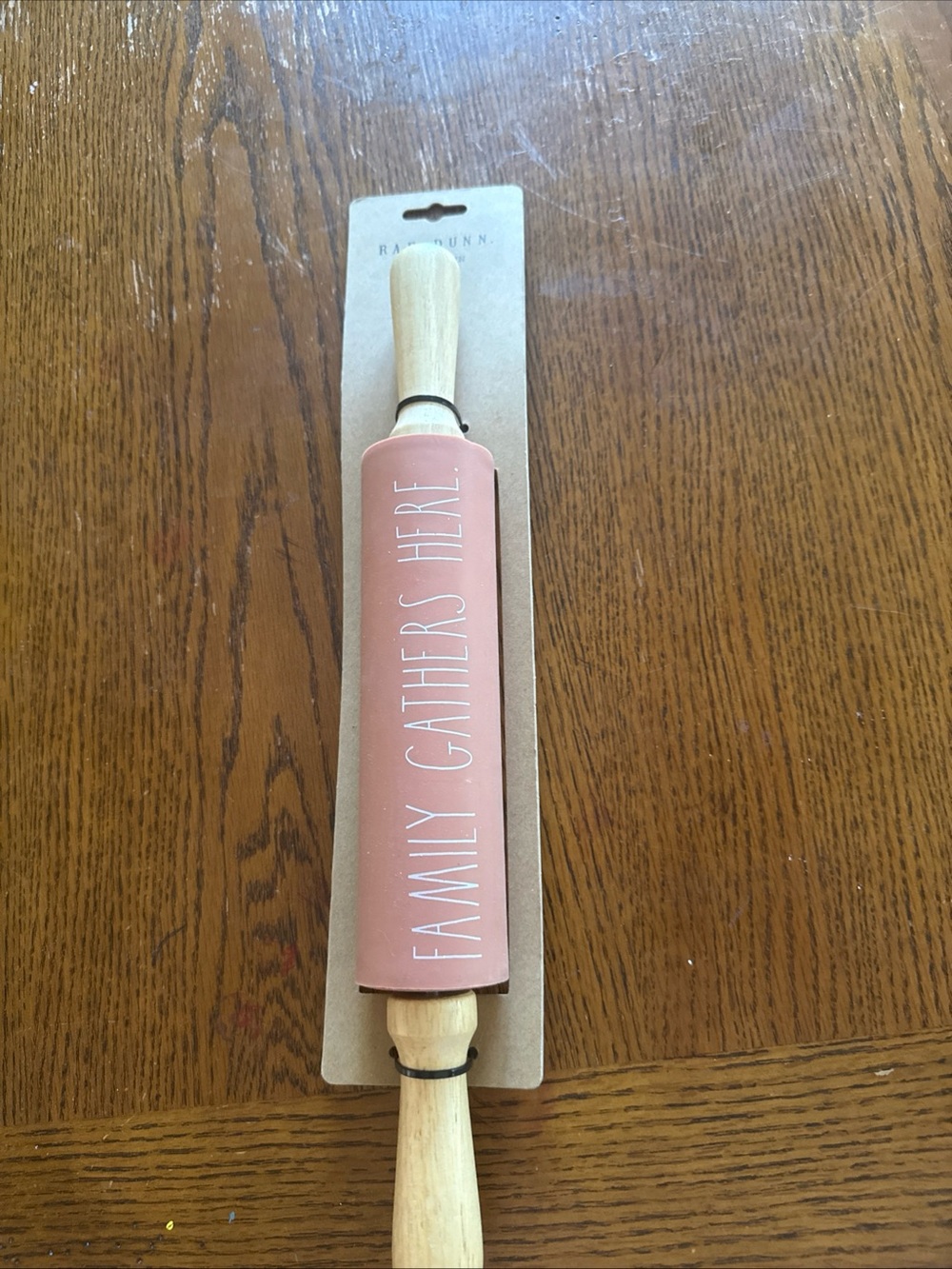 NEW Rae Dunn Silicone Rolling Pin Family Gathers Here